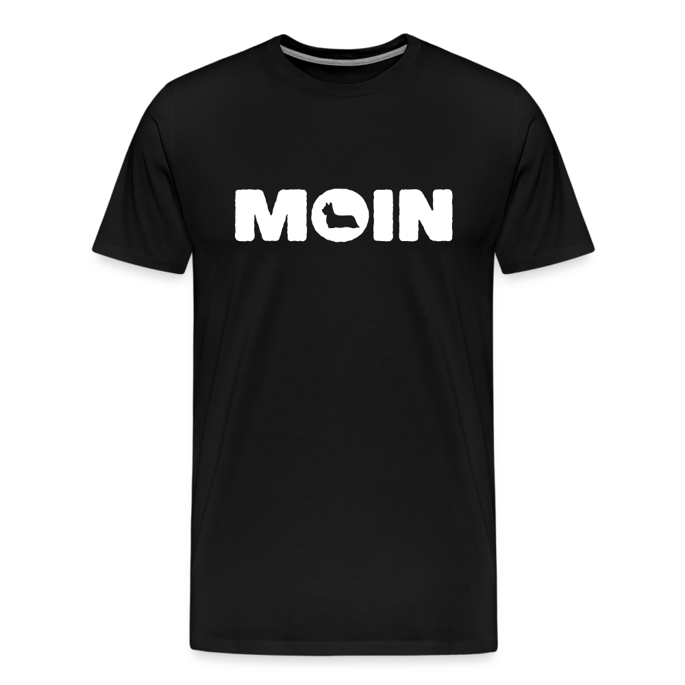 Skye Terrier - Moin | Männer Premium T-Shirt - Schwarz