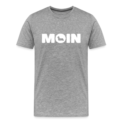 Skye Terrier - Moin | Männer Premium T-Shirt - Grau meliert