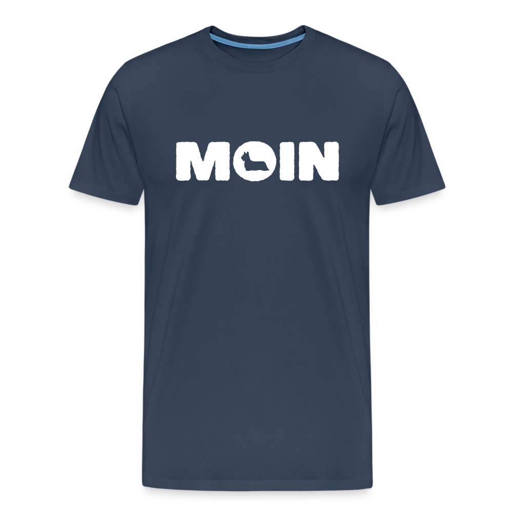 Skye Terrier - Moin | Männer Premium T-Shirt - Navy