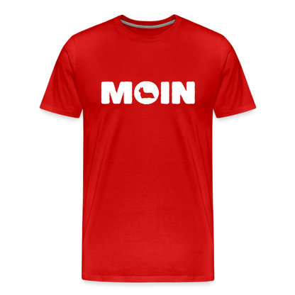 Skye Terrier - Moin | Männer Premium T-Shirt - Rot