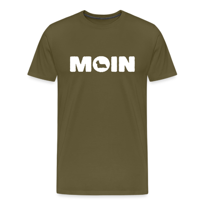 Skye Terrier - Moin | Männer Premium T-Shirt - Khaki