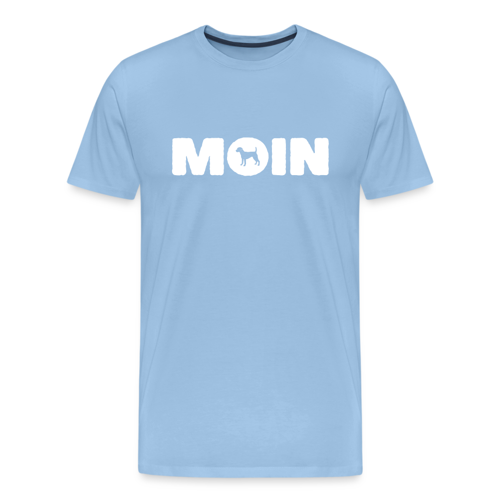 Parson Russell Terrier - Moin | Männer Premium T-Shirt - Sky