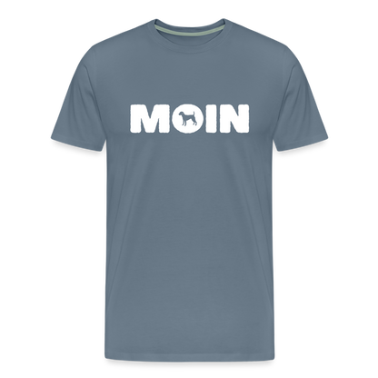 Parson Russell Terrier - Moin | Männer Premium T-Shirt - Blaugrau