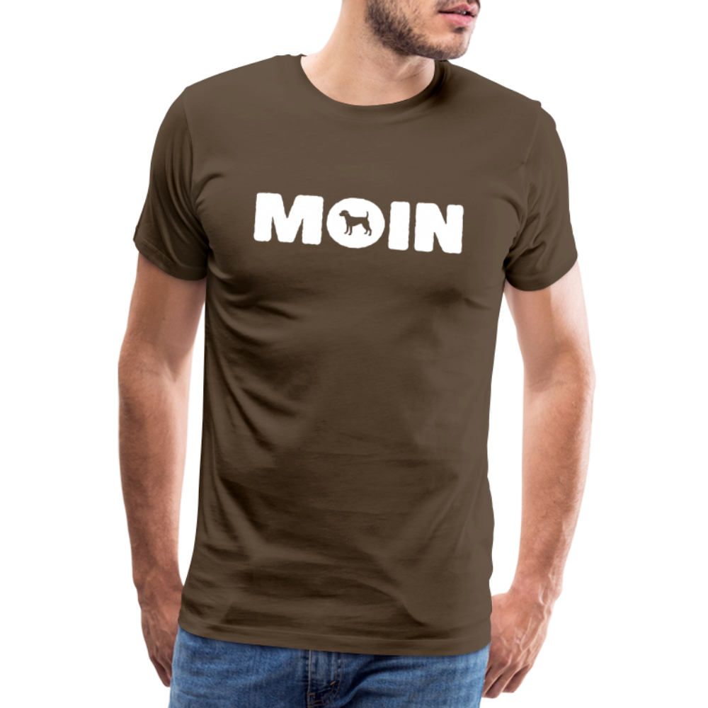 Parson Russell Terrier - Moin | Männer Premium T-Shirt - Edelbraun