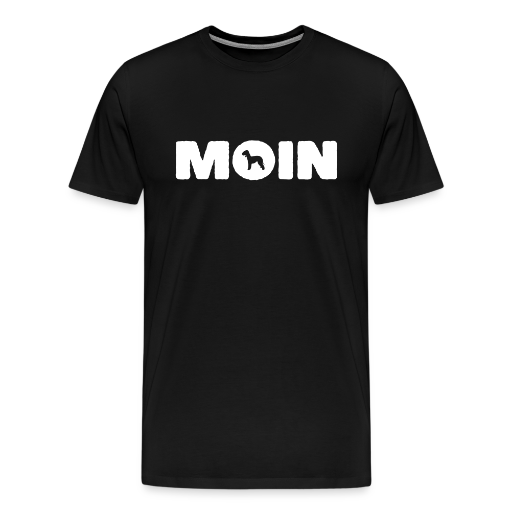 Bedlington Terrier - Moin | Männer Premium T-Shirt - Schwarz