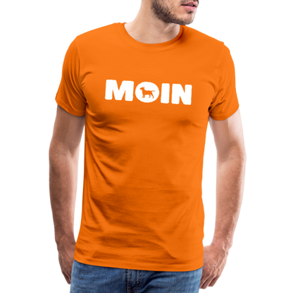 Bull Terrier - Moin | Männer Premium T-Shirt - Orange