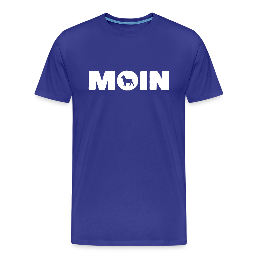 Bull Terrier - Moin | Männer Premium T-Shirt - Königsblau