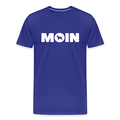 Bull Terrier - Moin | Männer Premium T-Shirt - Königsblau