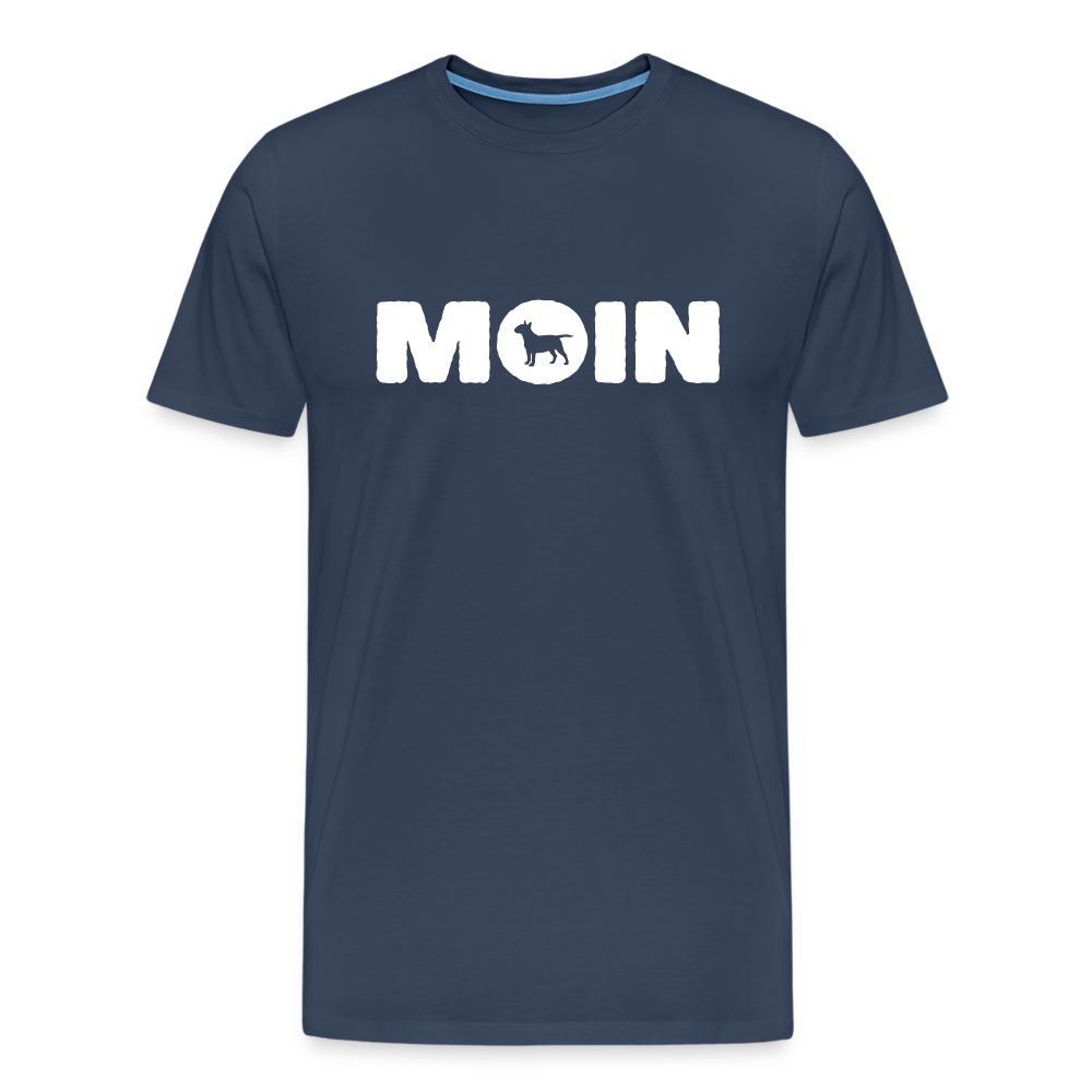 Bull Terrier - Moin | Männer Premium T-Shirt - Navy