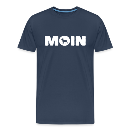 Bull Terrier - Moin | Männer Premium T-Shirt - Navy