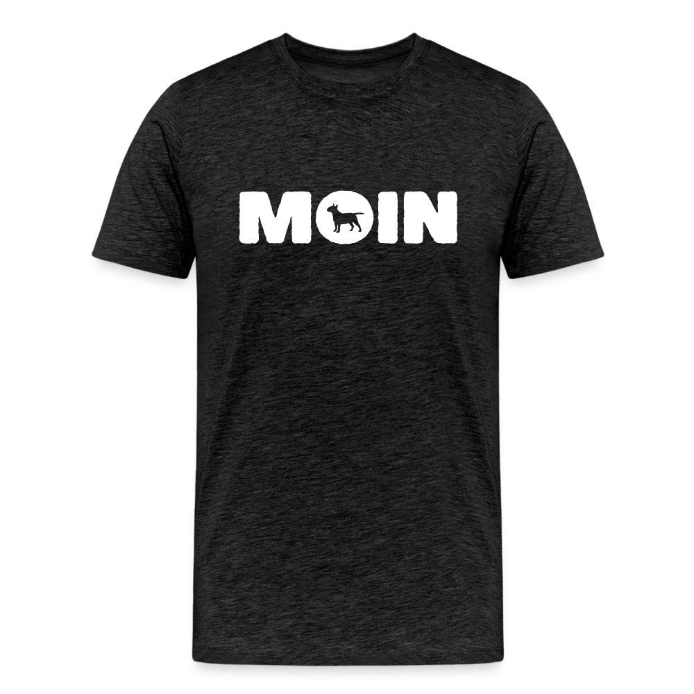 Bull Terrier - Moin | Männer Premium T-Shirt - Anthrazit
