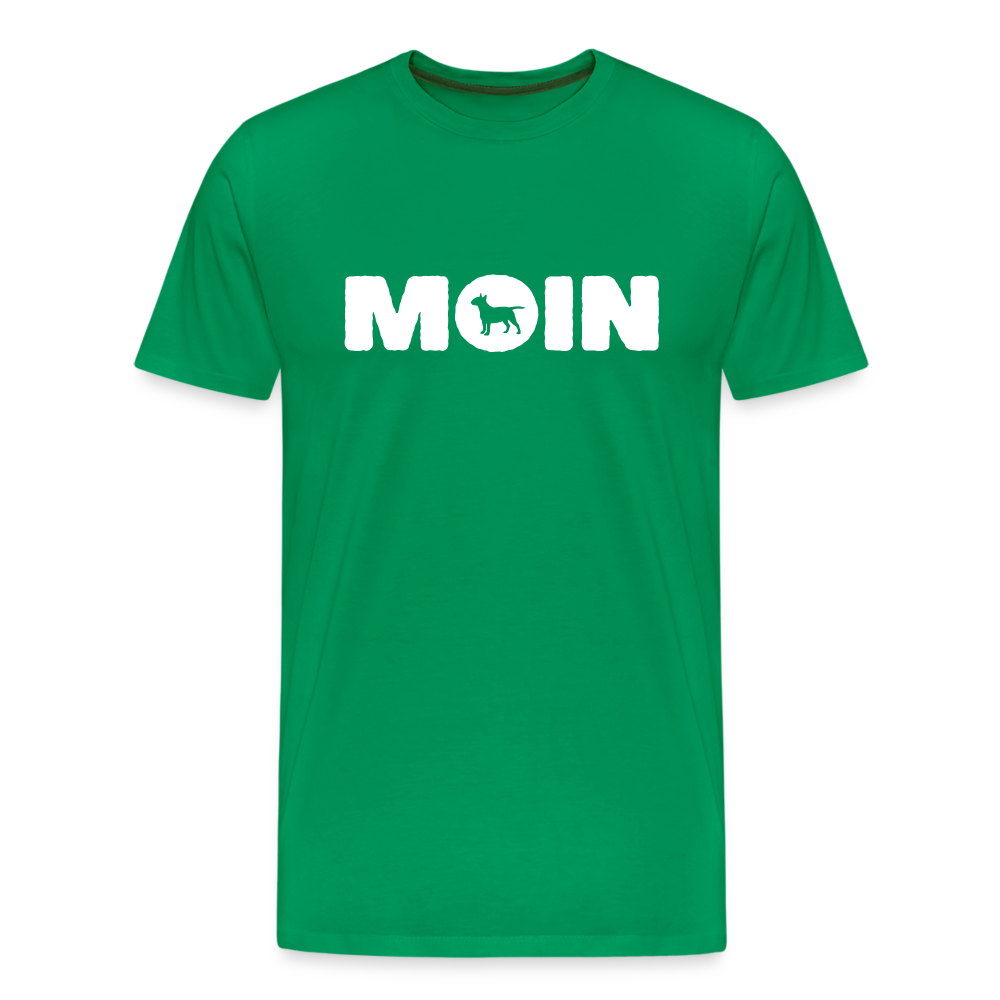 Bull Terrier - Moin | Männer Premium T-Shirt - Kelly Green