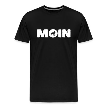 Boston Terrier - Moin | Männer Premium T-Shirt - Schwarz