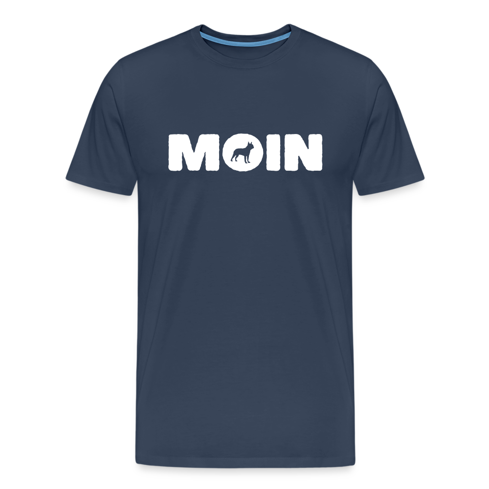 Boston Terrier - Moin | Männer Premium T-Shirt - Navy