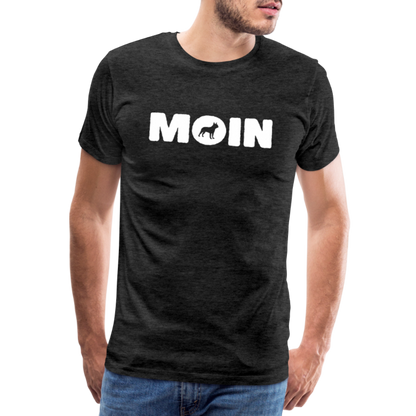 Boston Terrier - Moin | Männer Premium T-Shirt - Anthrazit