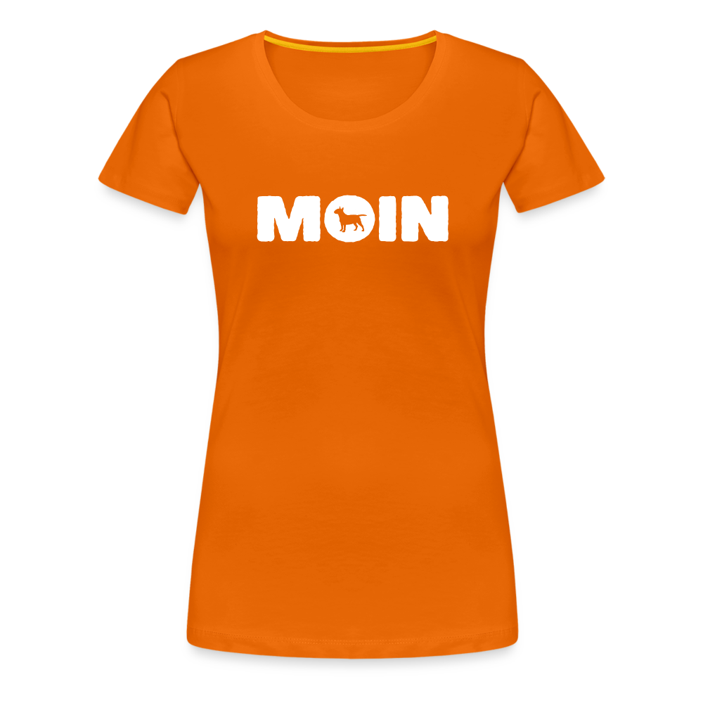 Bull Terrier - Moin | Women’s Premium T-Shirt - Orange
