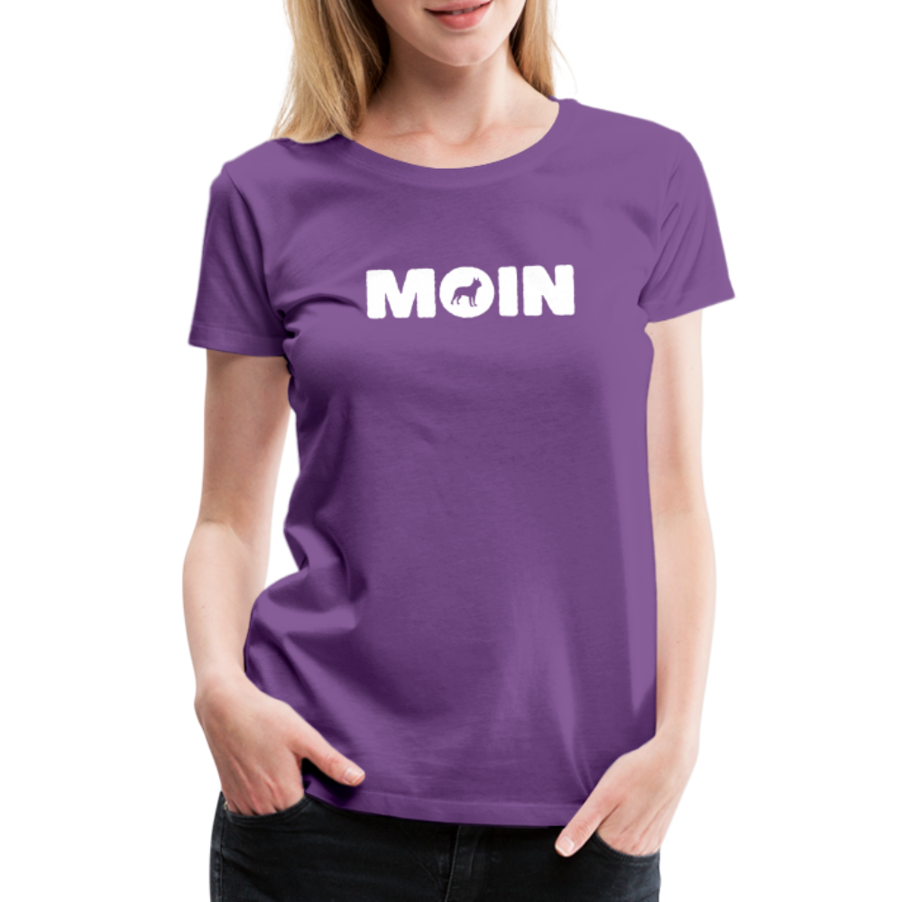 Boston Terrier - Moin | Women’s Premium T-Shirt - Lila