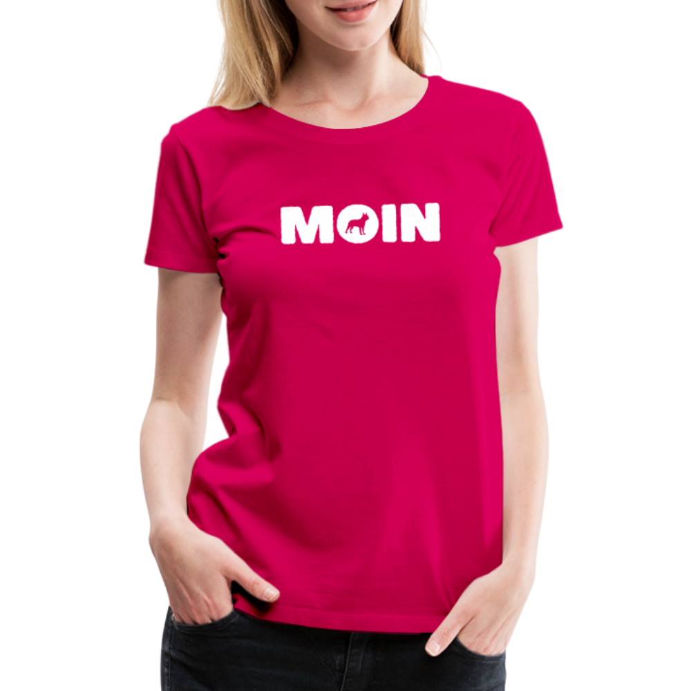 Boston Terrier - Moin | Women’s Premium T-Shirt - dunkles Pink