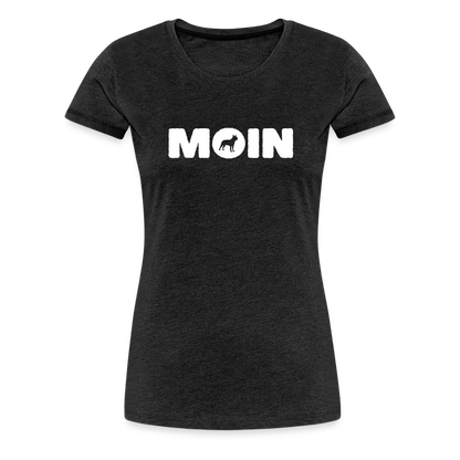 Boston Terrier - Moin | Women’s Premium T-Shirt - Anthrazit