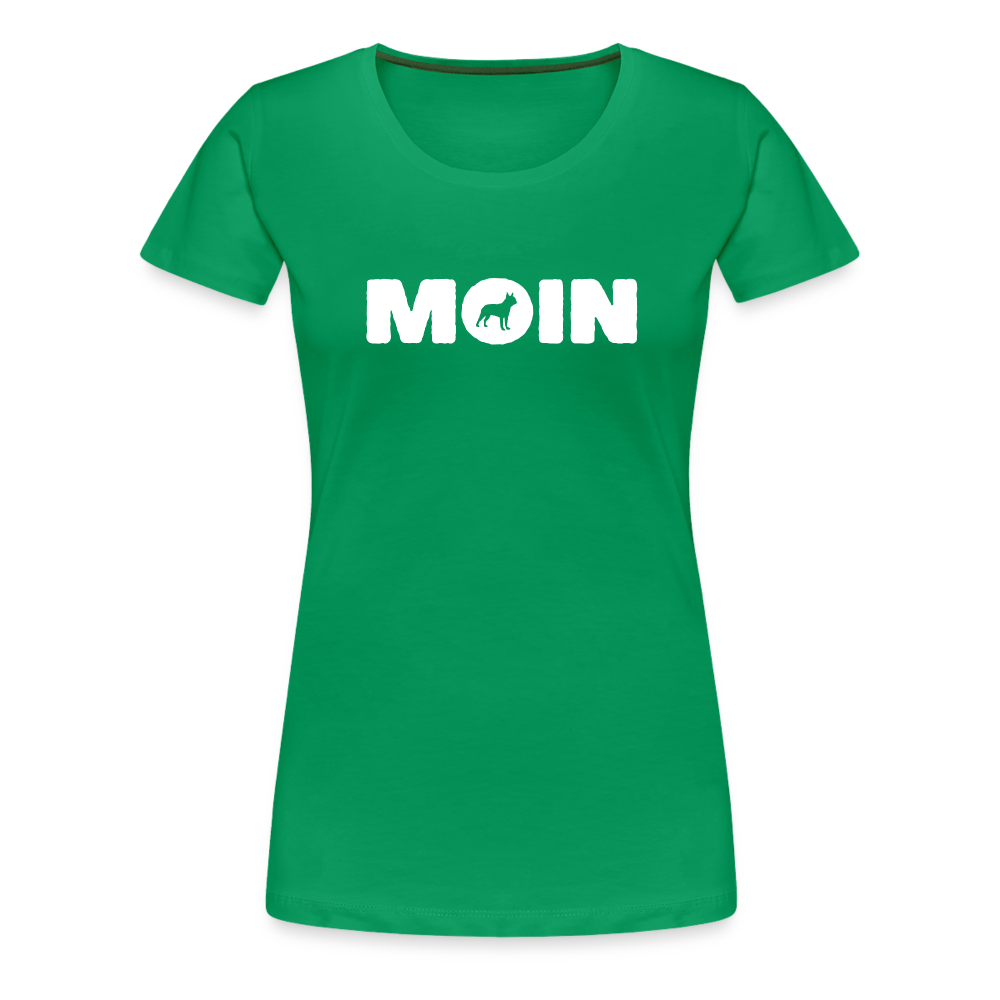 Boston Terrier - Moin | Women’s Premium T-Shirt - Kelly Green