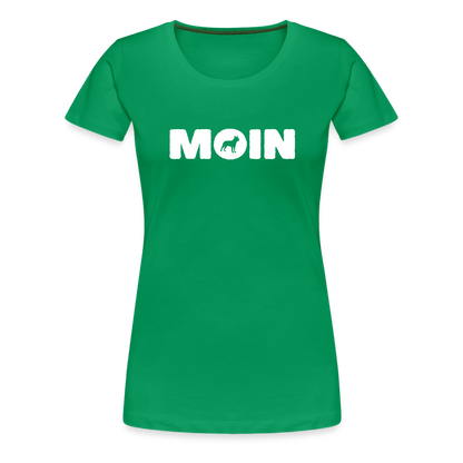 Boston Terrier - Moin | Women’s Premium T-Shirt - Kelly Green