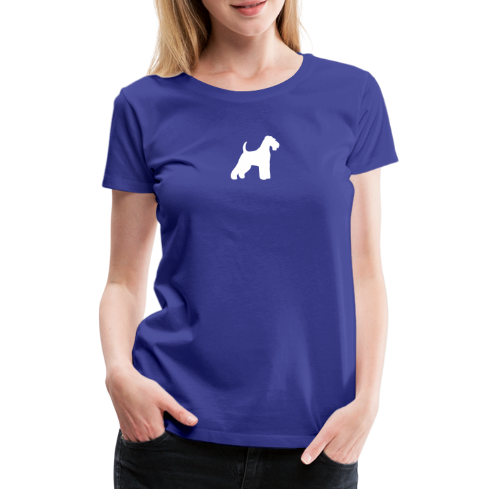 Welsh Terrier-Silhouette | Women’s Premium T-Shirt - Königsblau