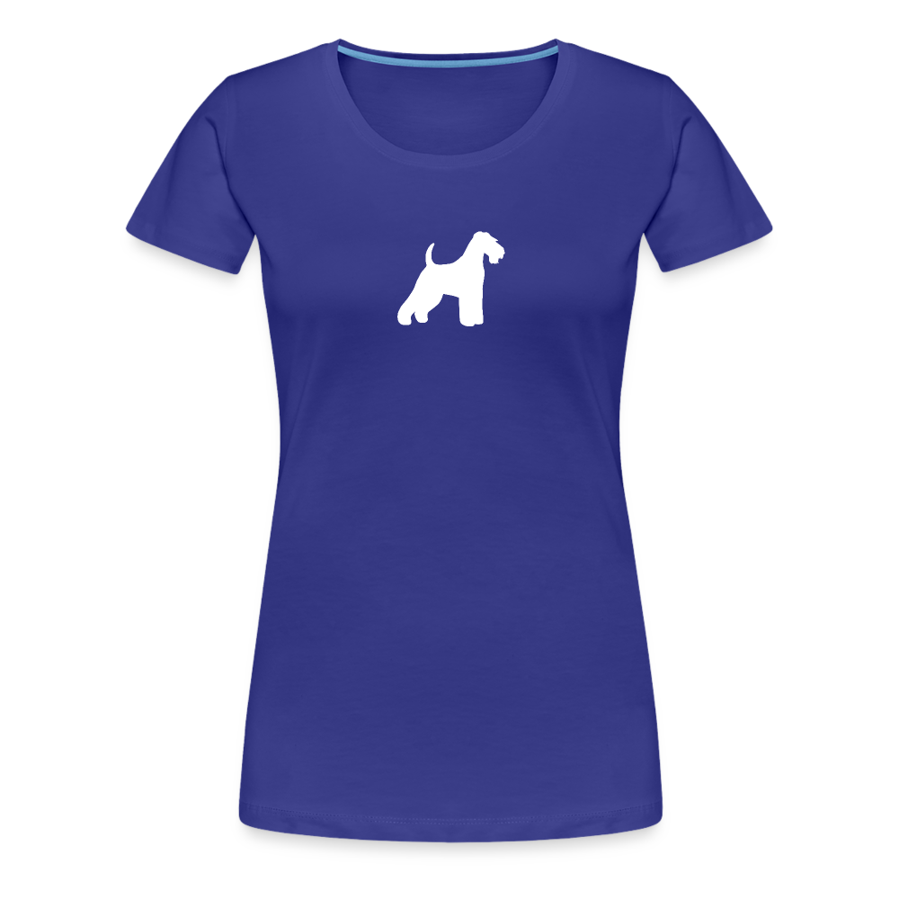 Welsh Terrier-Silhouette | Women’s Premium T-Shirt - Königsblau