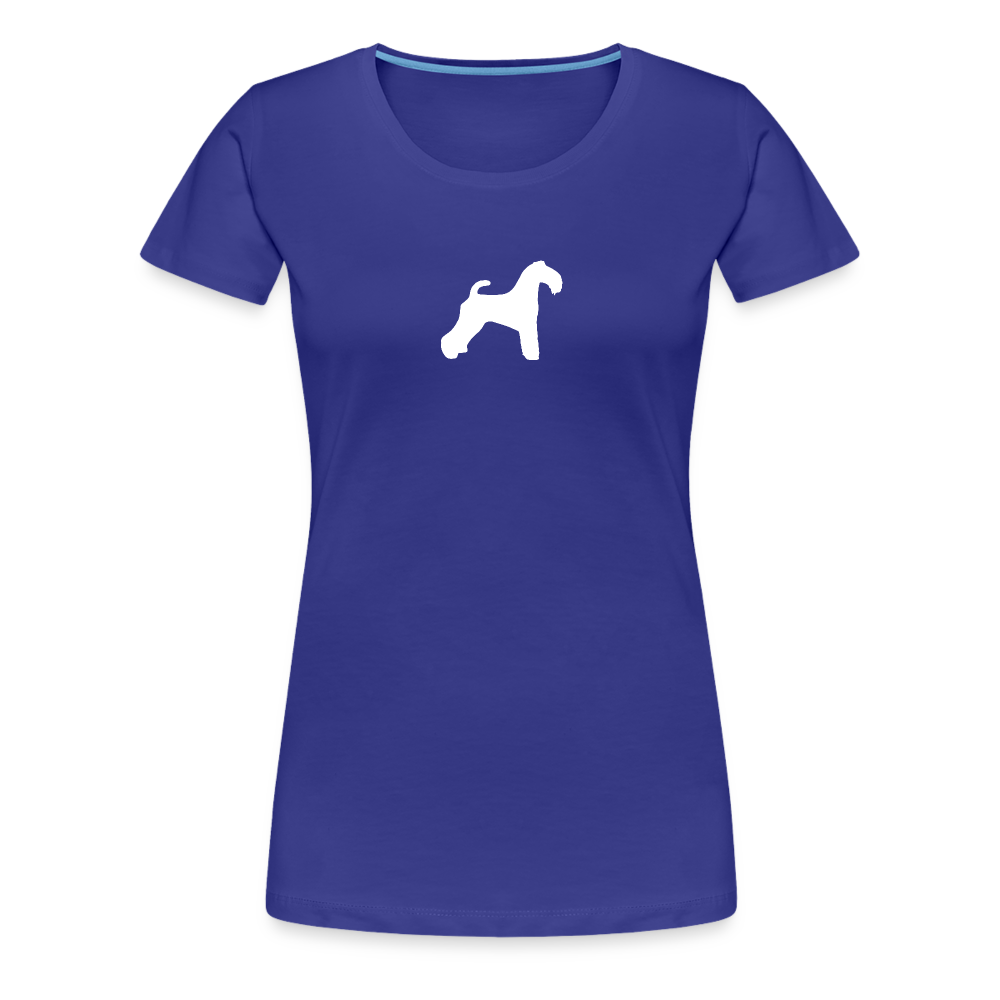 Kerry Blue Terrier-Silhouette | Women’s Premium T-Shirt - Königsblau