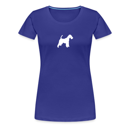 Foxterrier-Silhouette | Women’s Premium T-Shirt - Königsblau