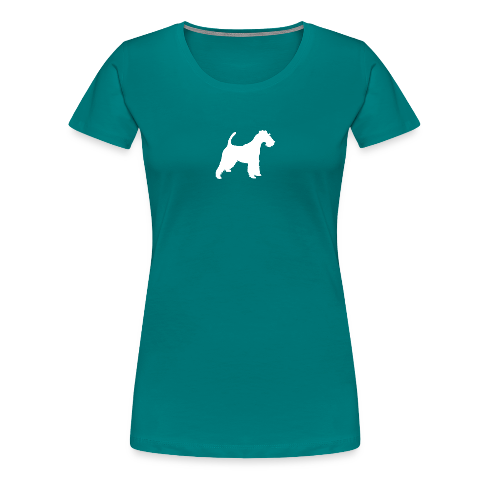 Foxterrier-Silhouette | Women’s Premium T-Shirt - Divablau