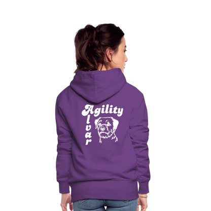 Border Terrier - Agility Alvar | Frauen Premium Hoodie - Purple