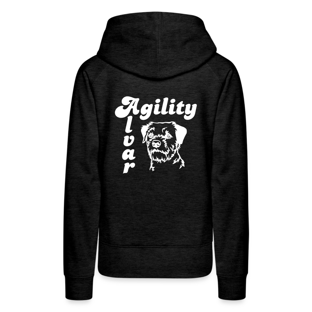 Border Terrier - Agility Alvar | Frauen Premium Hoodie - Anthrazit