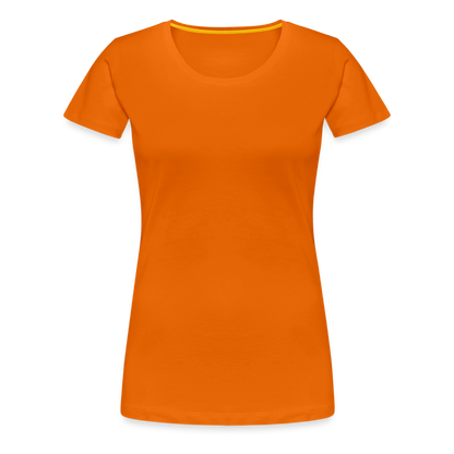 Border Terrier Agility | Women’s Premium T-Shirt - Orange