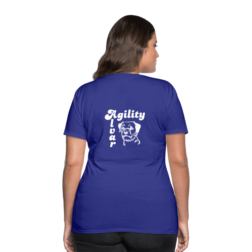 Border Terrier Agility | Women’s Premium T-Shirt - Königsblau