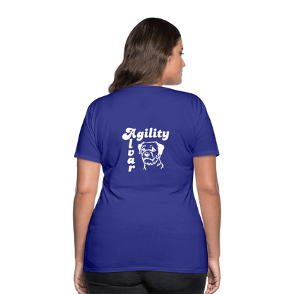 Border Terrier Agility | Women’s Premium T-Shirt - Königsblau