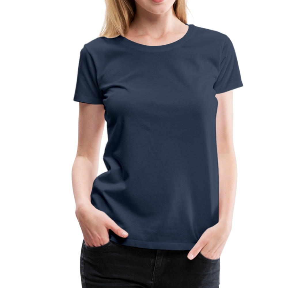 Border Terrier Agility | Women’s Premium T-Shirt - Navy