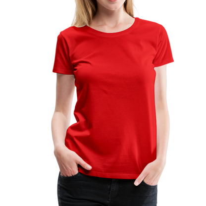 Border Terrier Agility | Women’s Premium T-Shirt - Rot