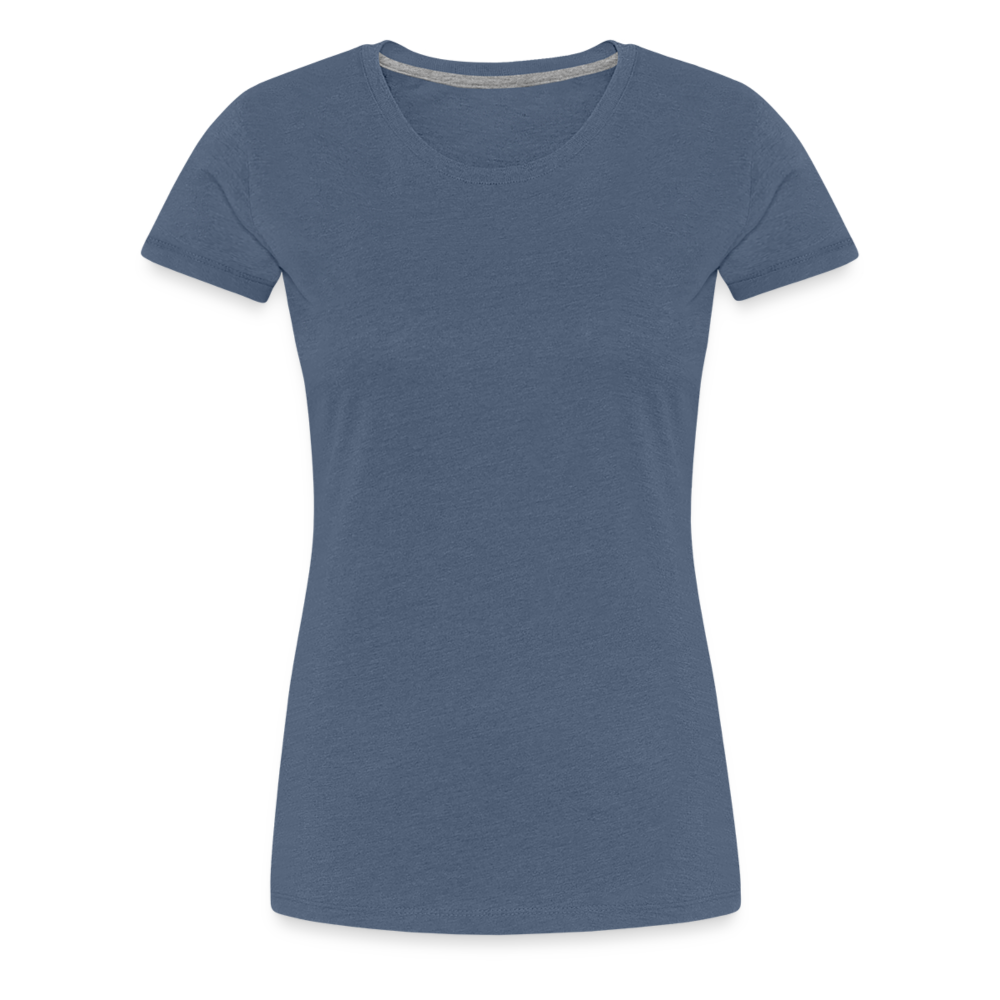 Border Terrier Agility | Women’s Premium T-Shirt - Blau meliert