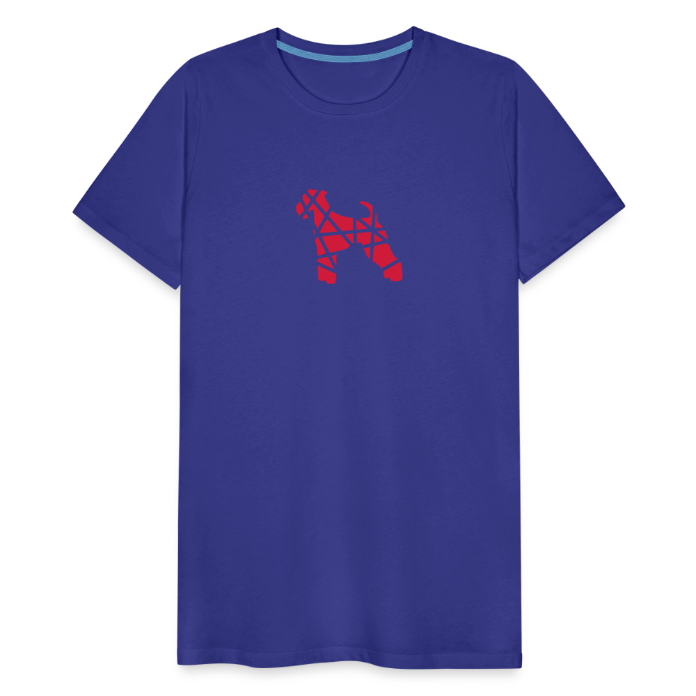 Airedale Terrier geometrisch | Männer Premium T-Shirt - Königsblau