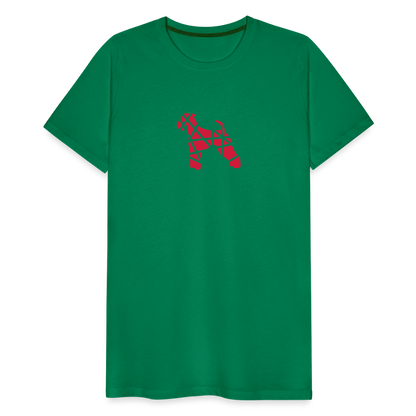 Airedale Terrier geometrisch | Männer Premium T-Shirt - Kelly Green