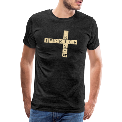 Irish Terrier - Scrabble | Männer Premium T-Shirt - Anthrazit