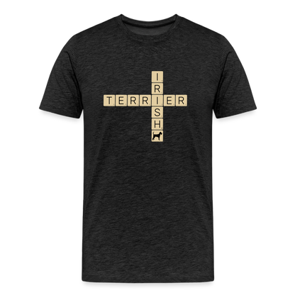 Irish Terrier - Scrabble | Männer Premium T-Shirt - Anthrazit
