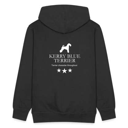 Männer Premium Kapuzenjacke - Kerry Blue Terrier - Terrier character throughout... - Schwarz