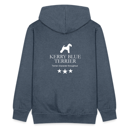 Männer Premium Kapuzenjacke - Kerry Blue Terrier - Terrier character throughout... - Jeansblau