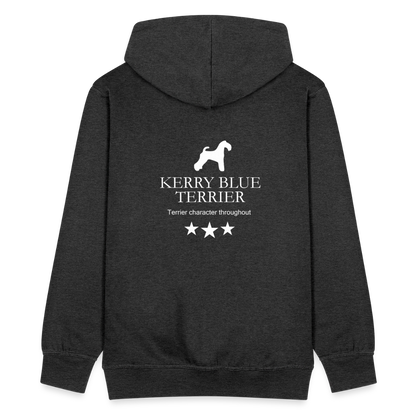 Männer Premium Kapuzenjacke - Kerry Blue Terrier - Terrier character throughout... - Anthrazit