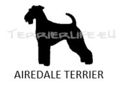 Whisky-Glas klein mit Terrier-Silhouette