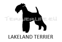 Whisky-Glas klein mit Terrier-Silhouette