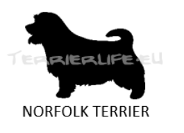 Whisky-Glas klein mit Terrier-Silhouette