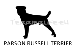 Whisky-Glas klein mit Terrier-Silhouette