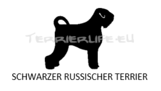 Whisky-Glas klein mit Terrier-Silhouette